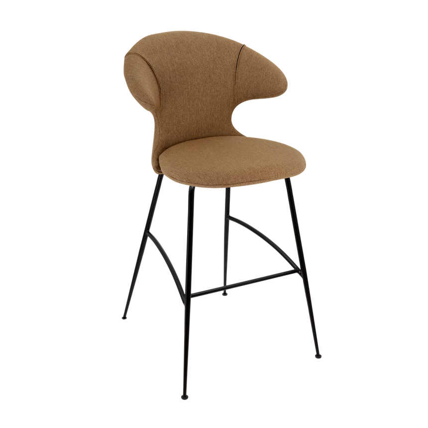 Time Flies szövet bárszék fekete lábbal