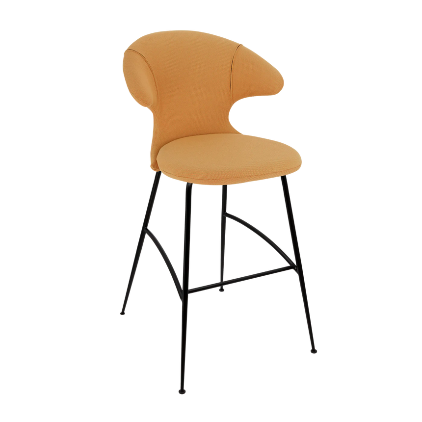 Time Flies szövet bárszék fekete lábbal