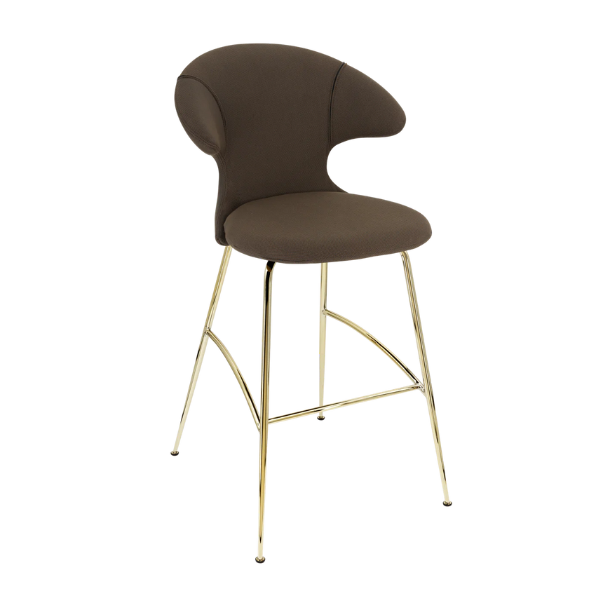 Time Flies szövet bárszék réz lábbal