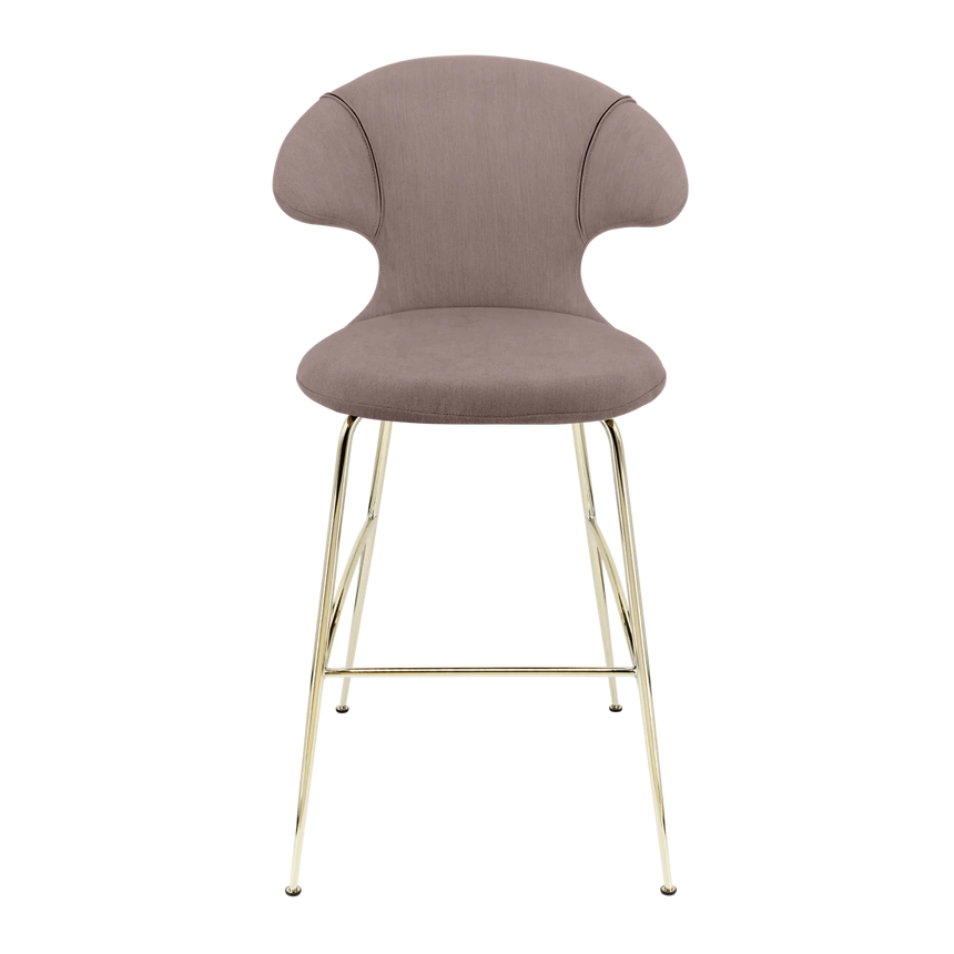 Time Flies szövet bárszék réz lábbal