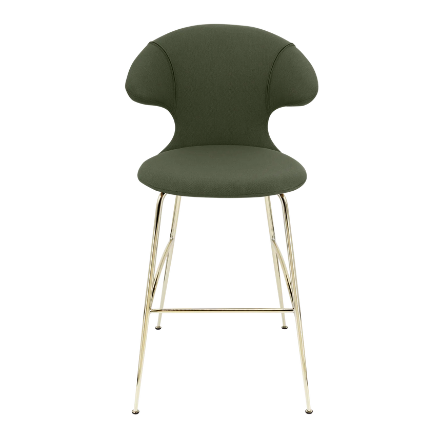 Time Flies szövet bárszék réz lábbal