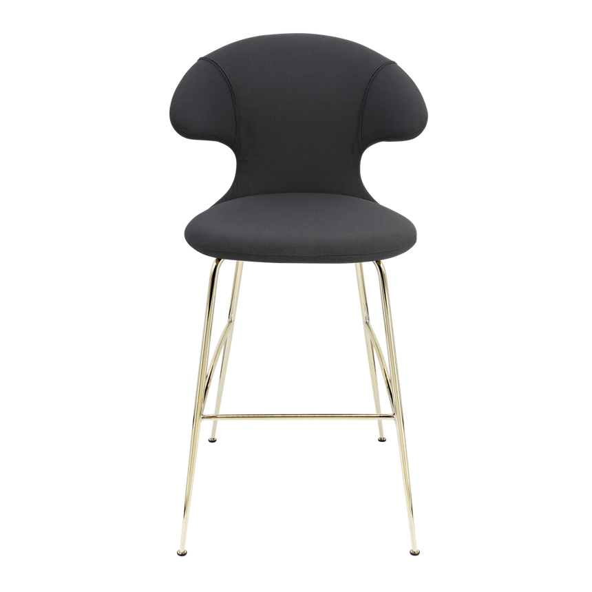 Time Flies szövet bárszék réz lábbal