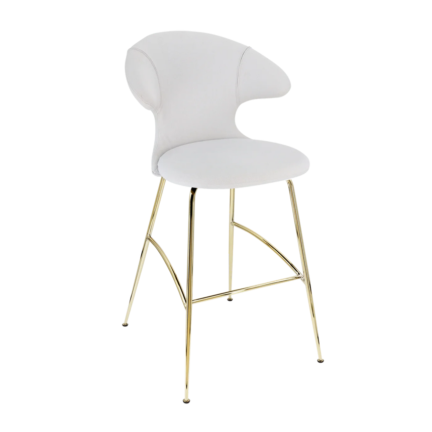 Time Flies szövet bárszék réz lábbal