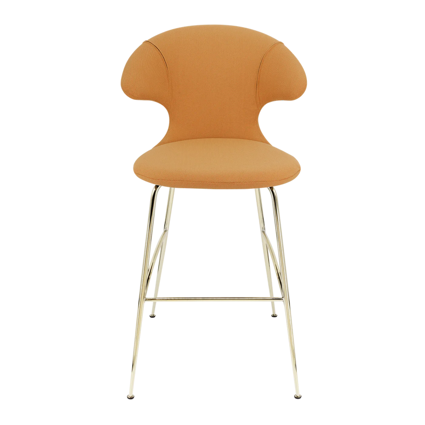 Time Flies szövet bárszék réz lábbal