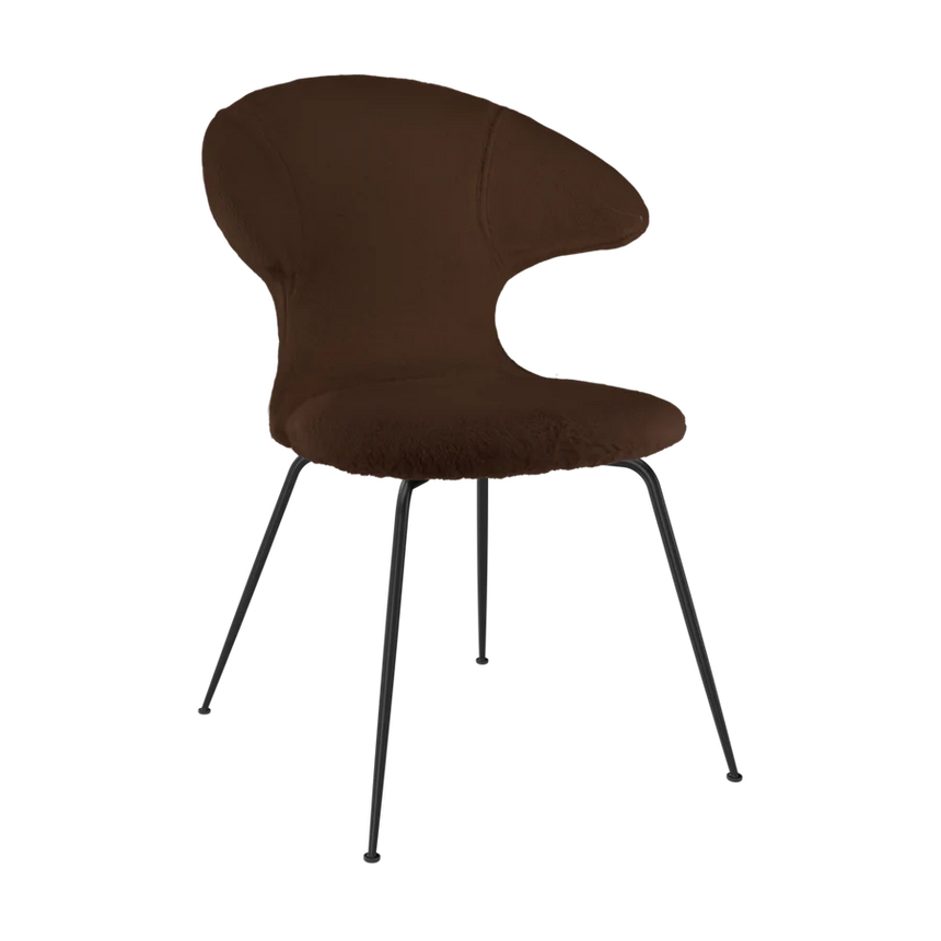 Time Flies plüss szék fekete lábbal