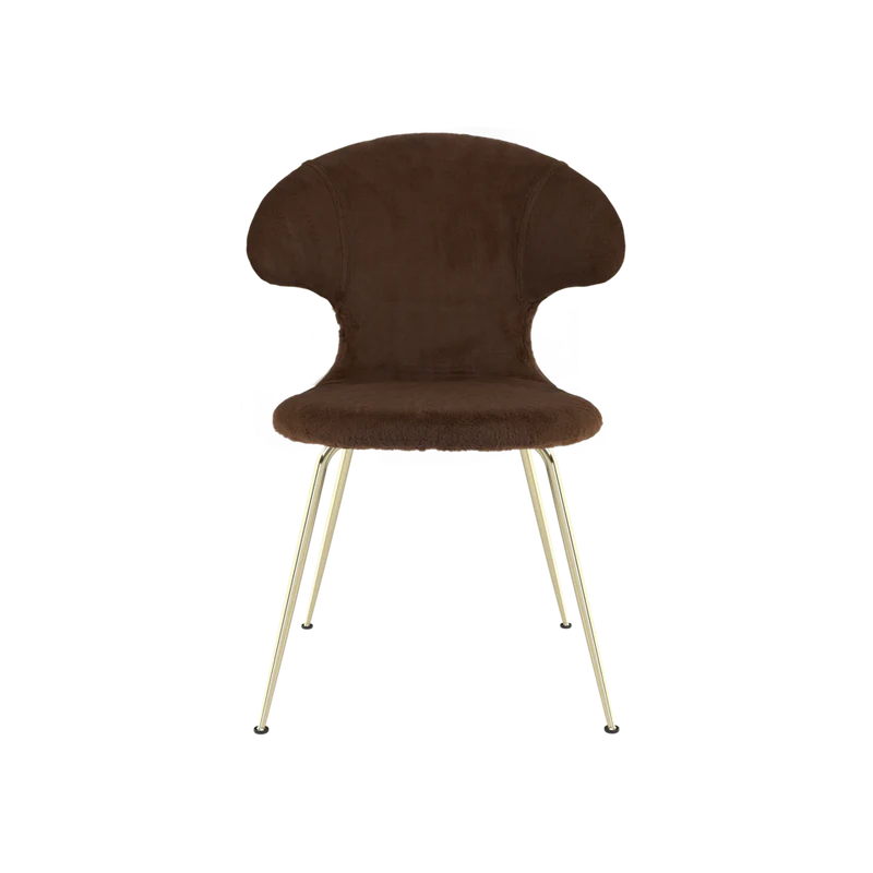 Time Flies plüss szék réz lábbal