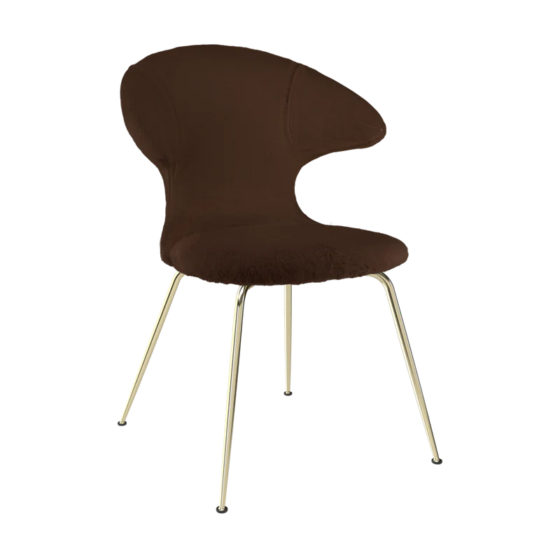 Time Flies plüss szék réz lábbal