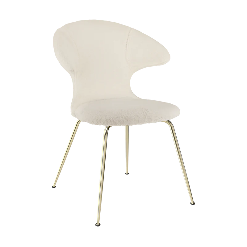 Time Flies plüss szék réz lábbal