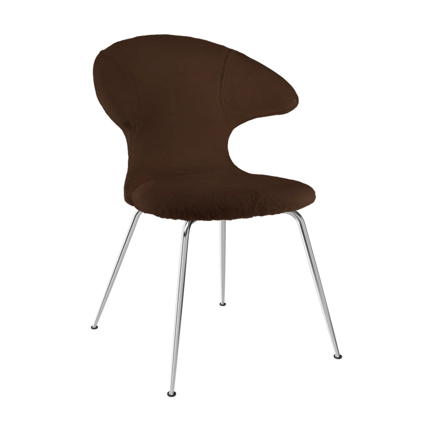 Time Flies plüss szék ezüst lábbal