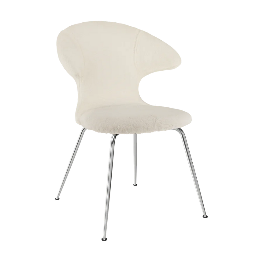 Time Flies plüss szék ezüst lábbal