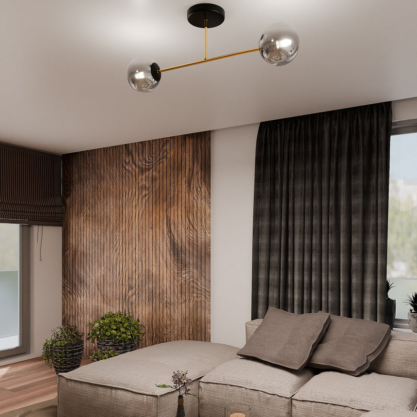 Magnum 2 BL Graphite fém mennyezeti lámpa