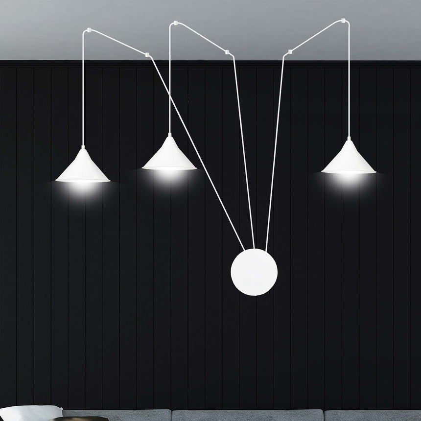 Abramo 3 metal wall lamp