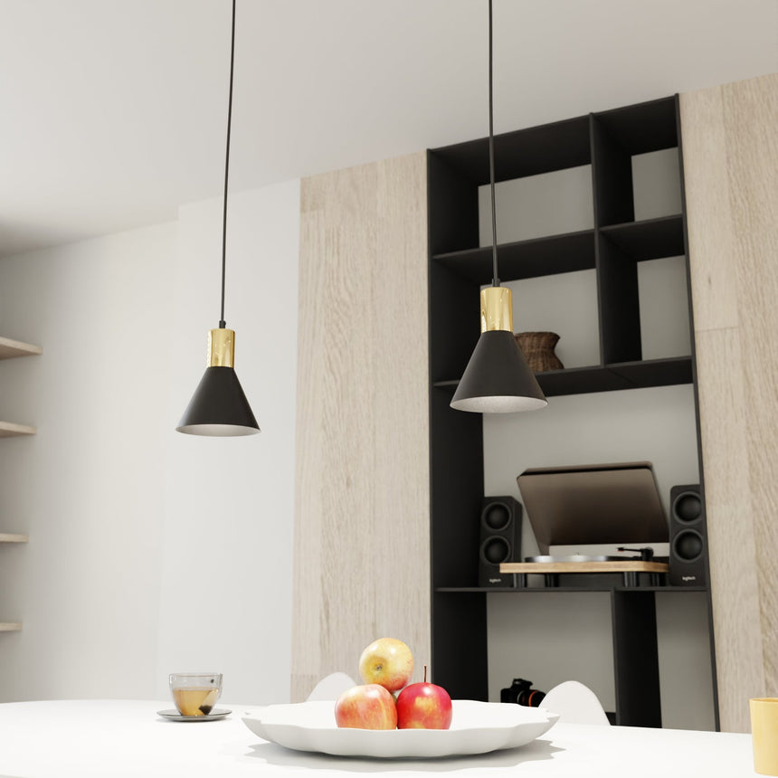 Rosa 1 fém függőlámpa