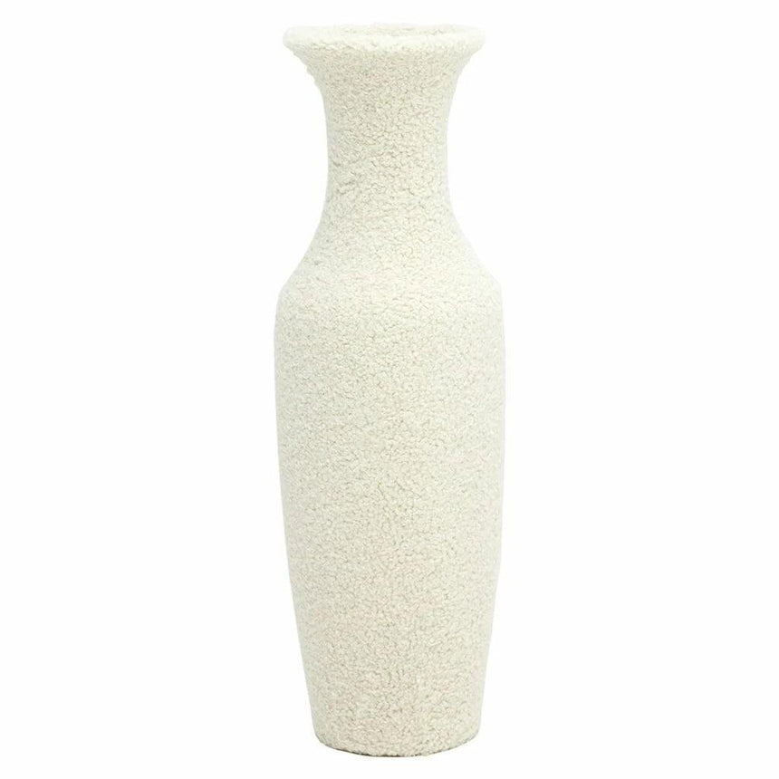 Fluffy ceramic vase small