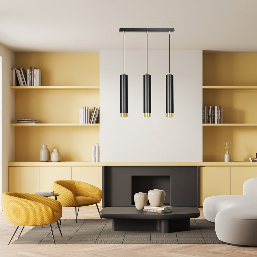 Kibo 3 BL fém függőlámpa