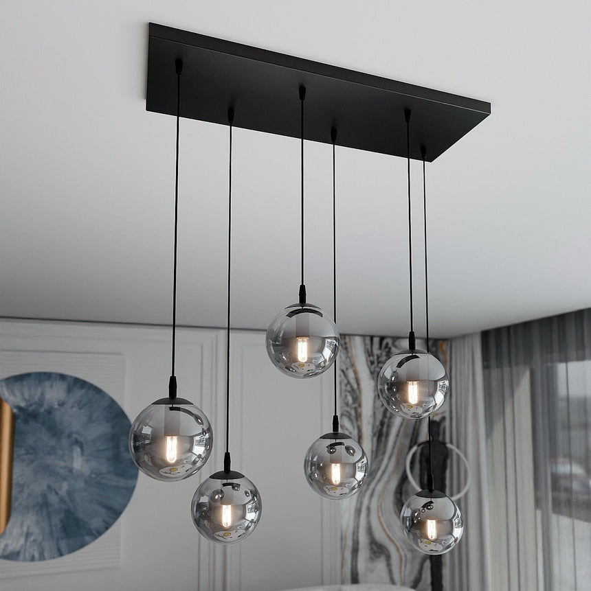 Cosmo 6 BL fém függőlámpa