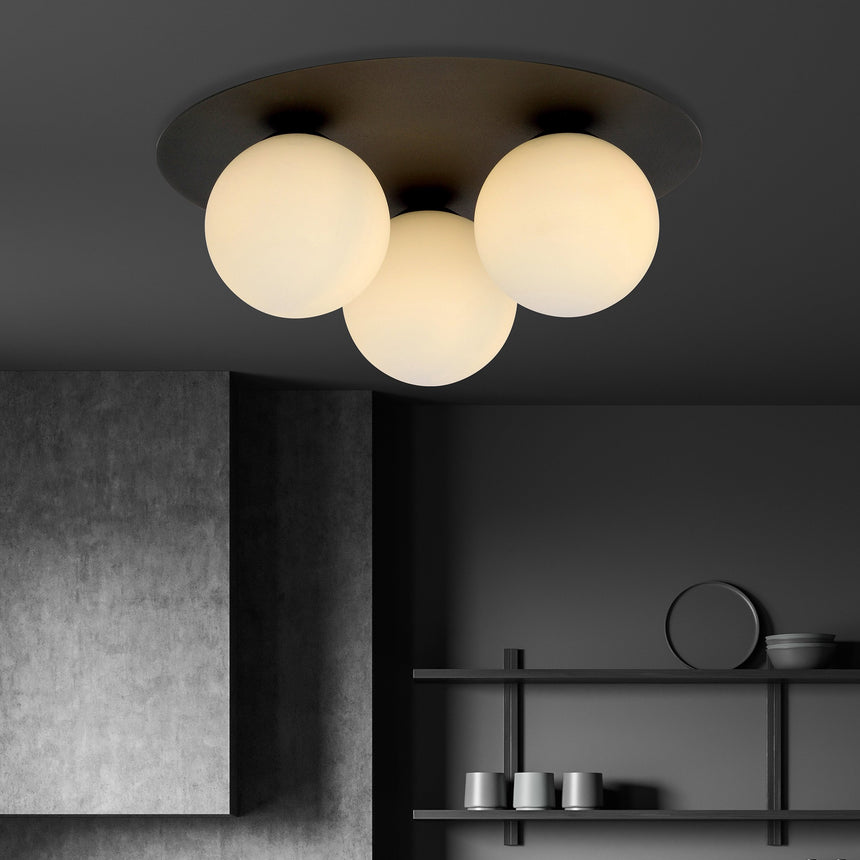 Solar 3 Opal fém mennyezeti lámpa