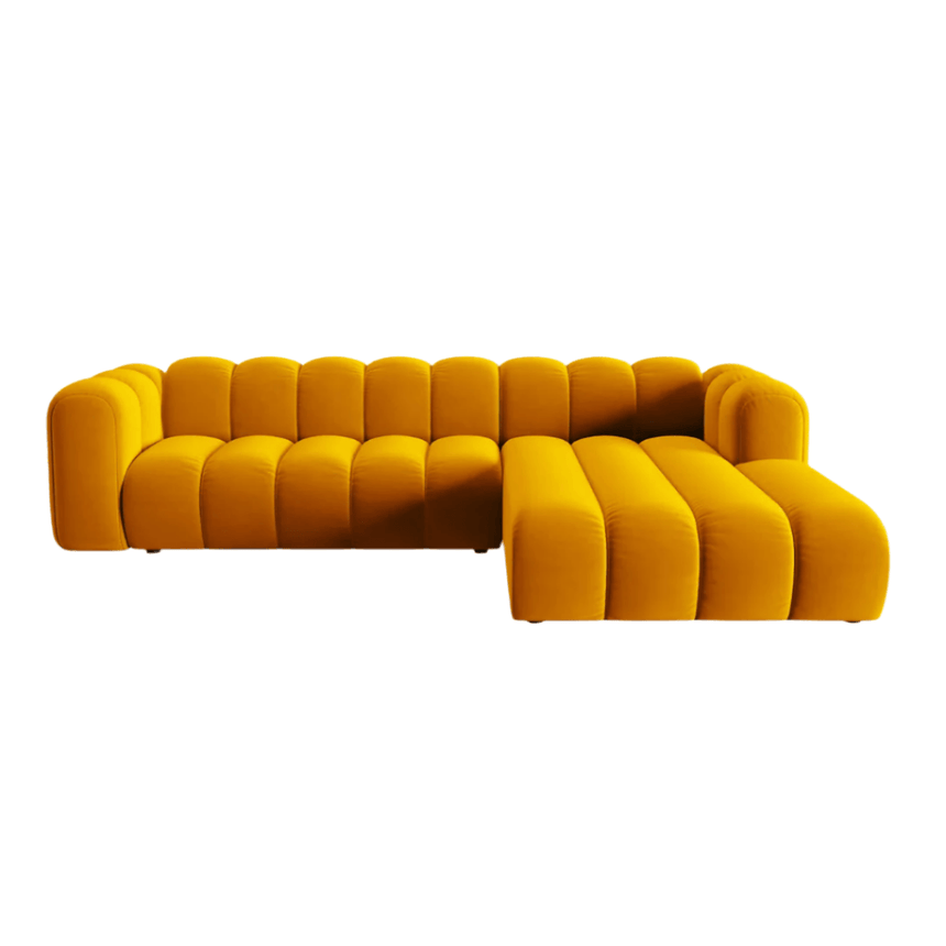 Lupine jobbos bársony sarokkanapé 288x175