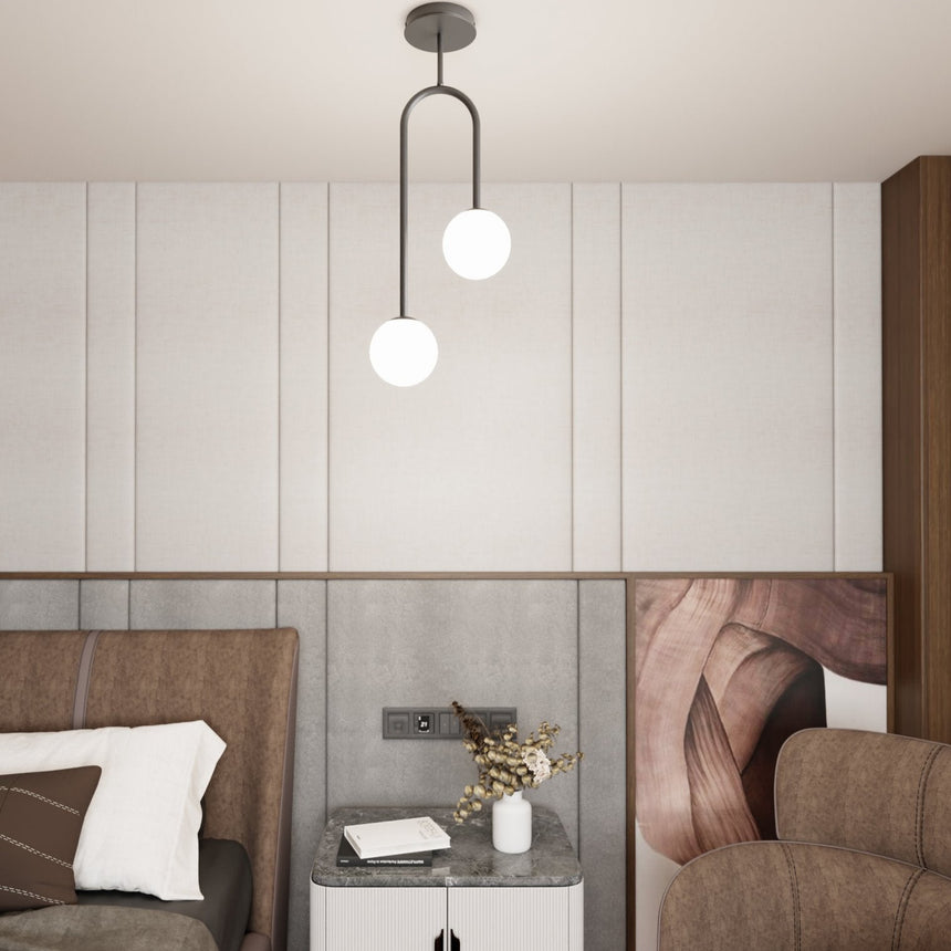 Atria 2 BL fém függőlámpa