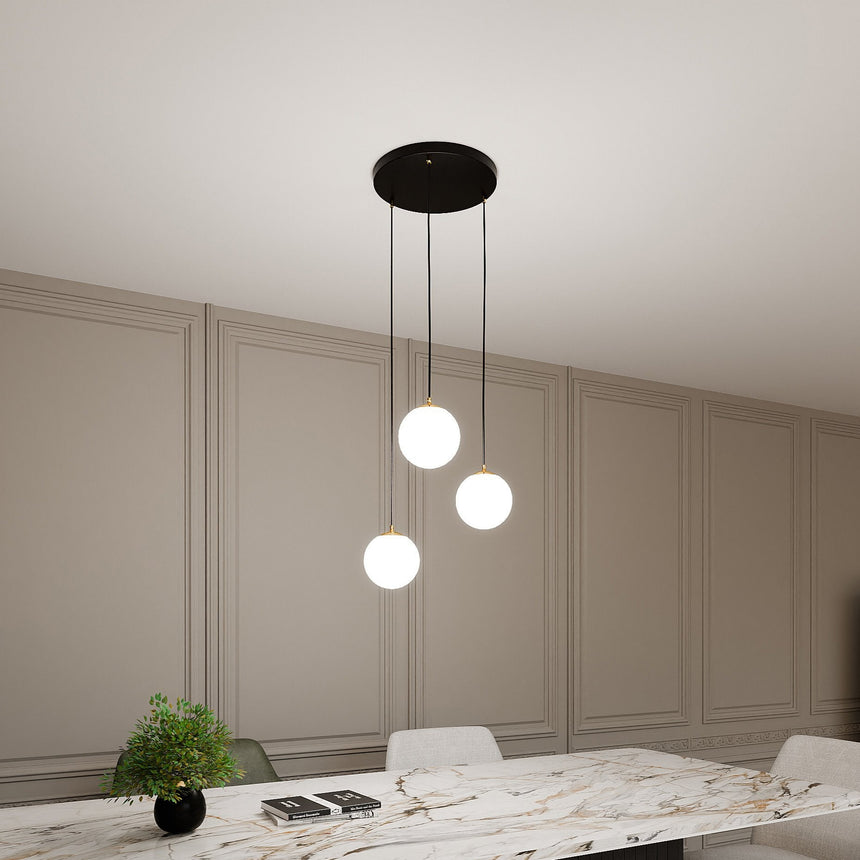 Royal 3 fém függőlámpa