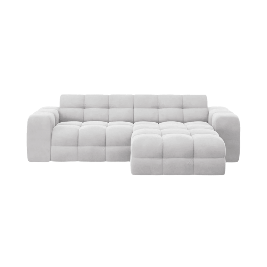 Kendal jobbos bársony sarokkanapé 256x173