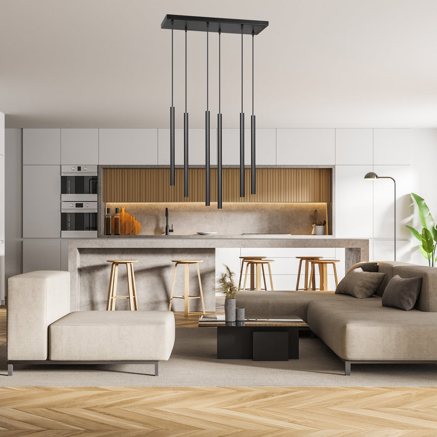 Selter 6 fém függőlámpa