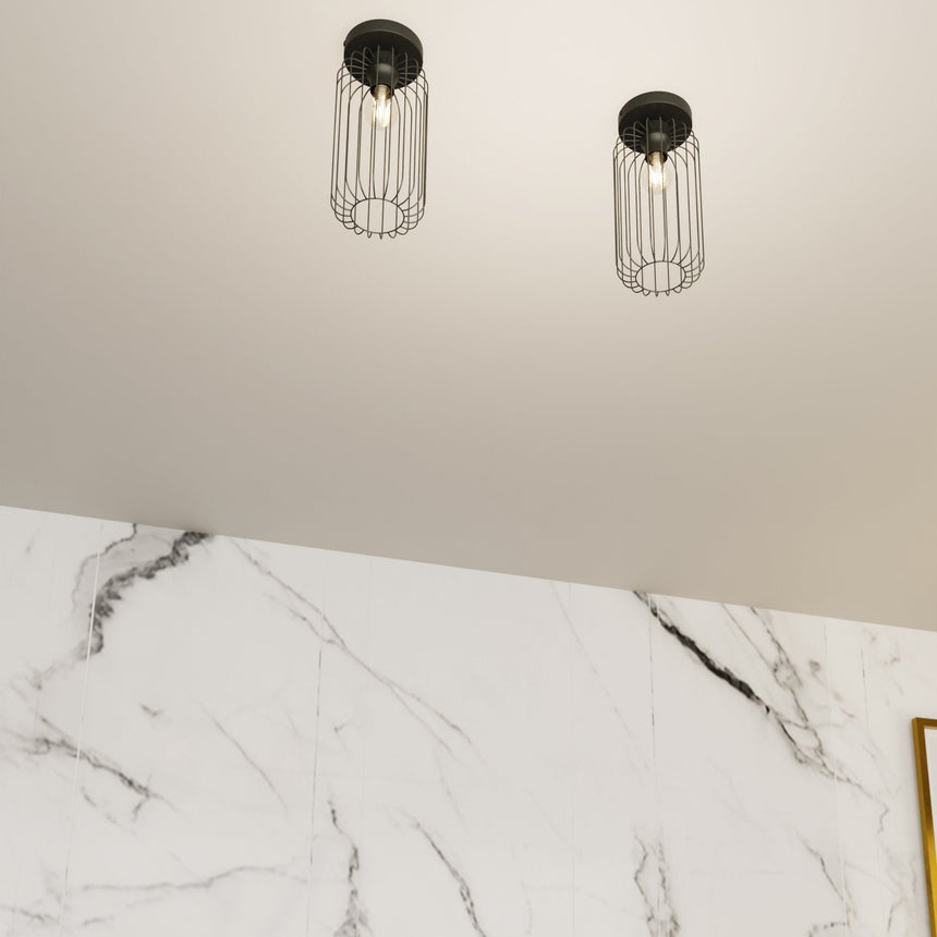 Barn 1 fém mennyezeti lámpa