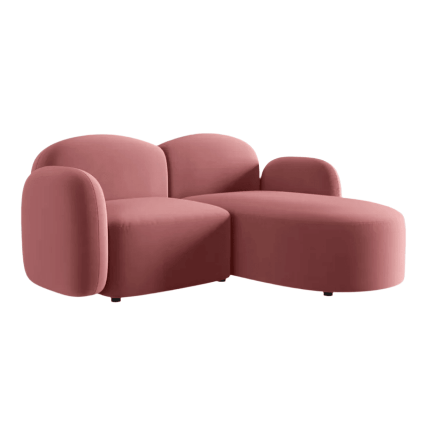 Blair jobbos bársony sarokkanapé 194x167