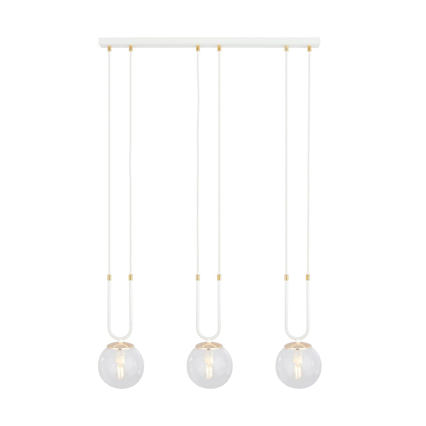 Glam 3 WH fém függőlámpa
