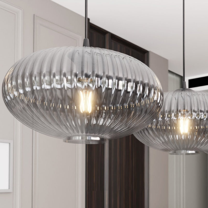 Coco 4 BL üveg függőlámpa