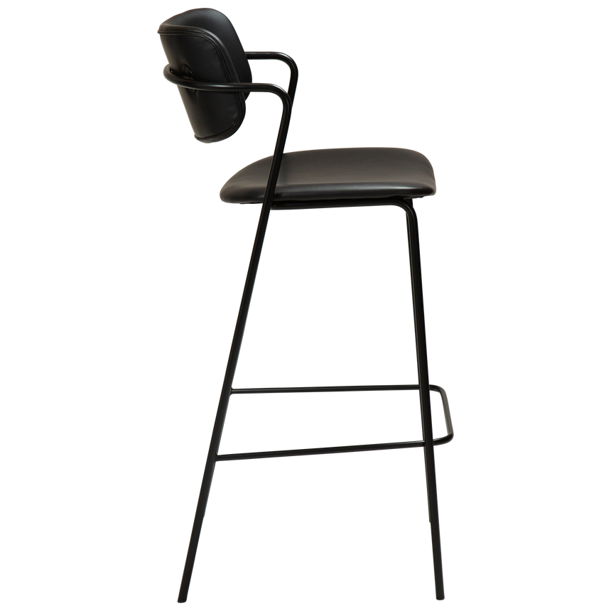 Zed textile leather bar stool
