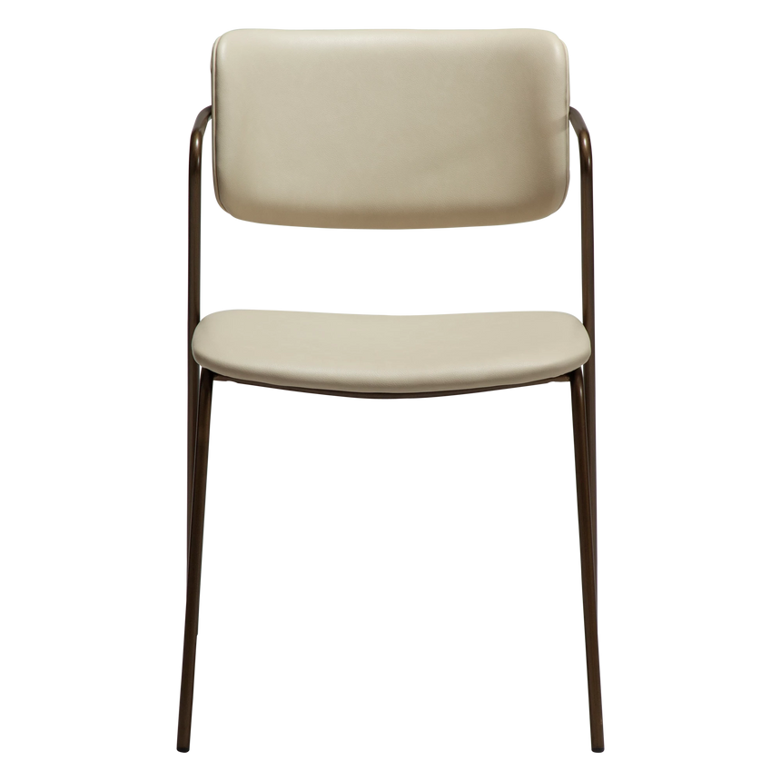 Zed textilbőr szék antik lábbal