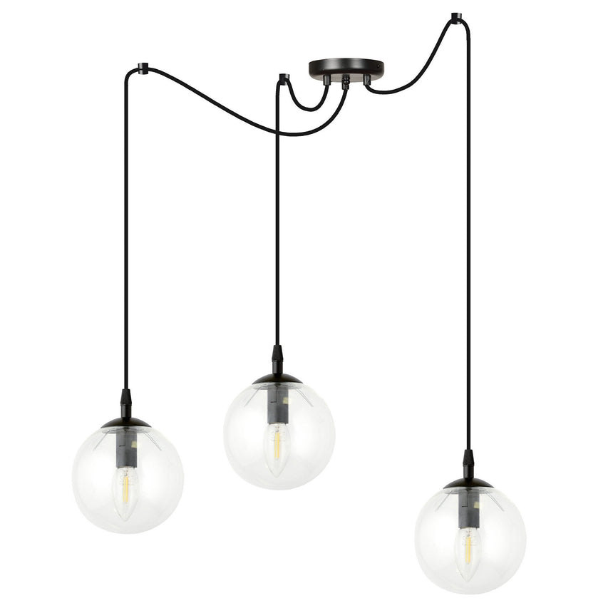 Gigi 3 BL üveg függőlámpa