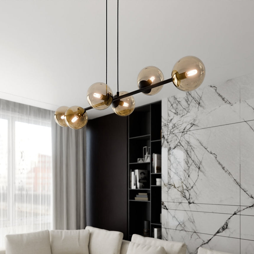 Rossi 6 BL fém függőlámpa