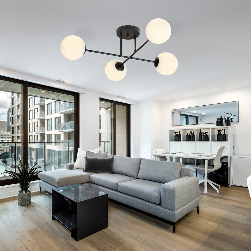 Roma 4 BL fém mennyezeti lámpa