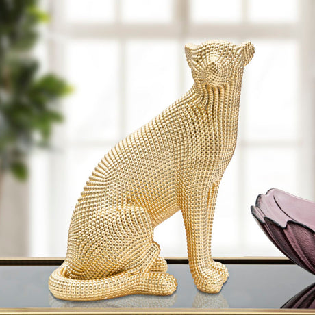 Leopardo műgyanta szobor