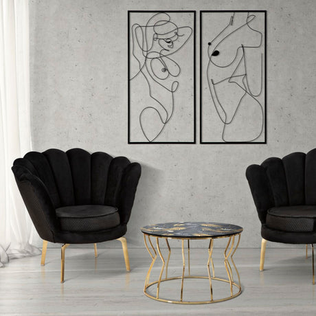 Vienna Plus velvet armchair