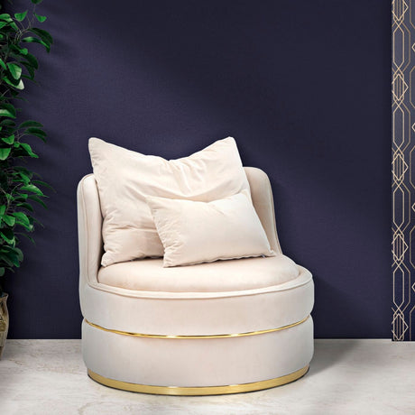 Paris velvet armchair