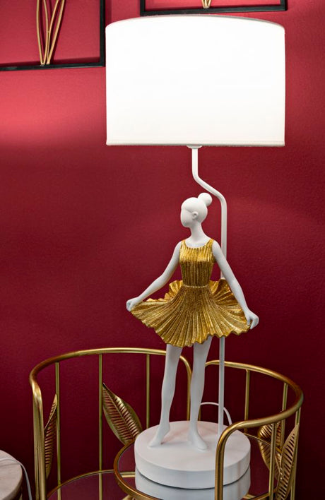 Ballerina műgyanta asztali lámpa