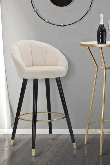 Prague velvet bar stool