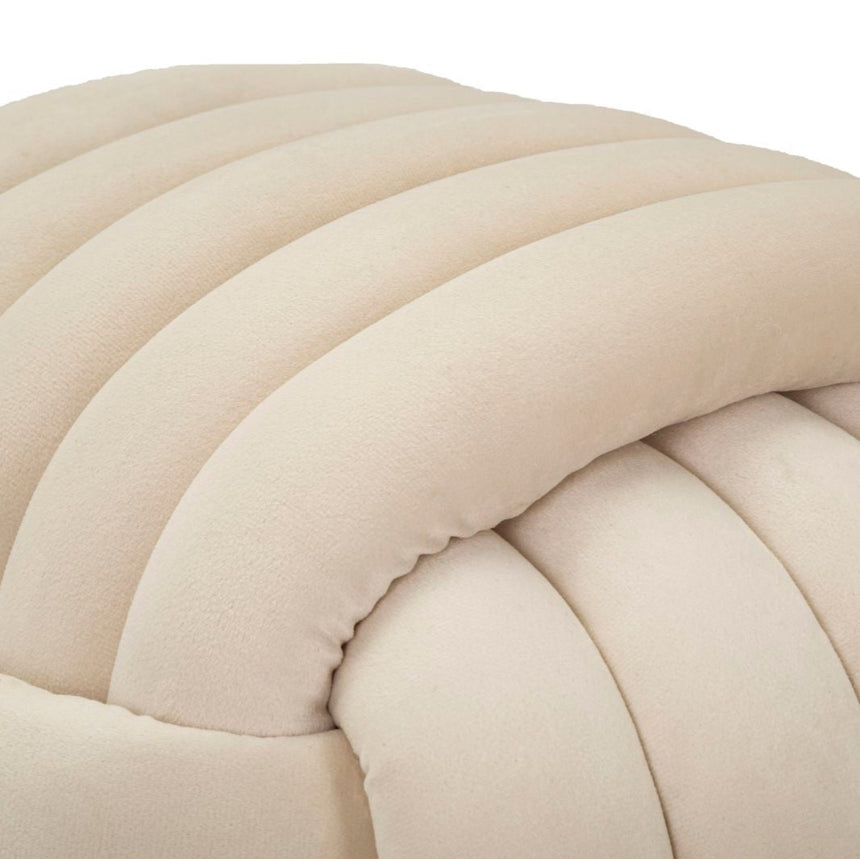 Softy velvet pouf