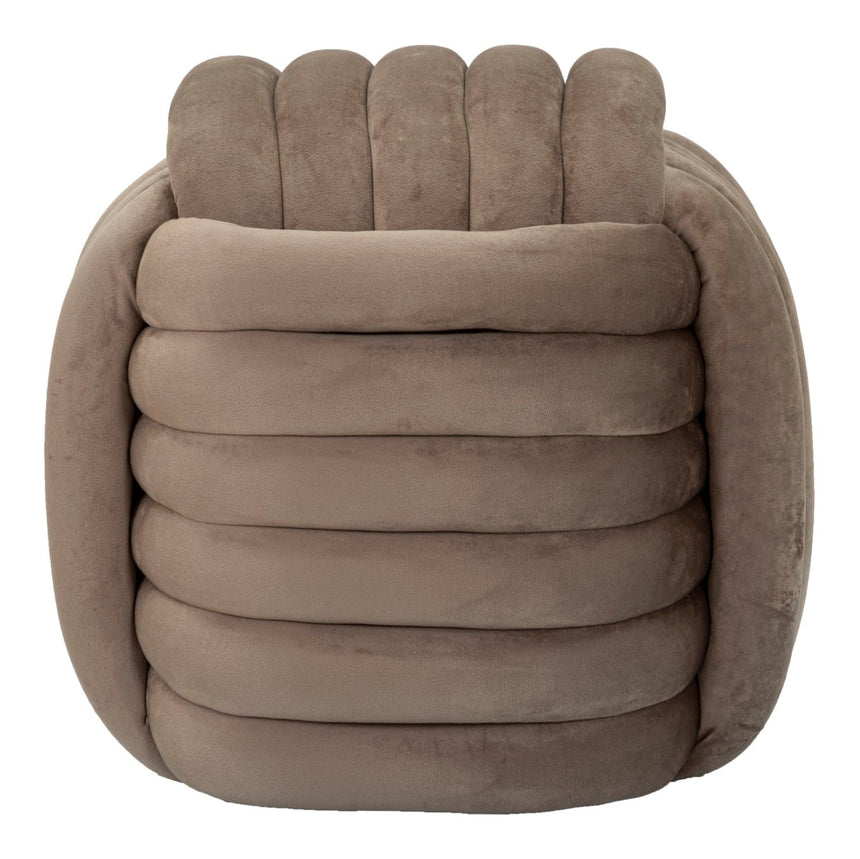 Softy velvet pouf