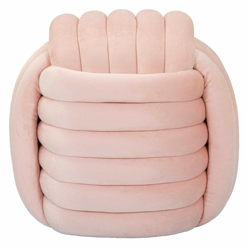 Softy velvet pouf