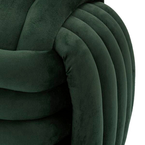 Softy velvet pouf