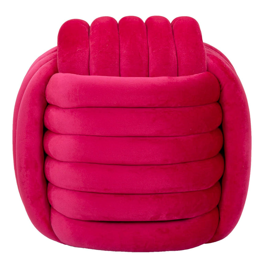 Softy velvet pouf