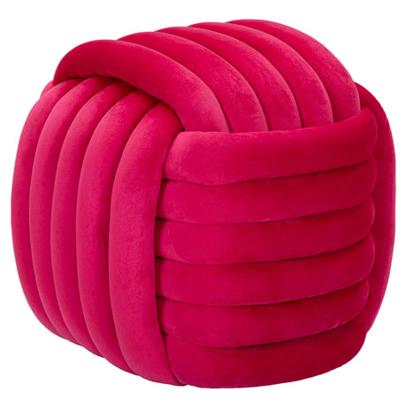 Softy velvet pouf