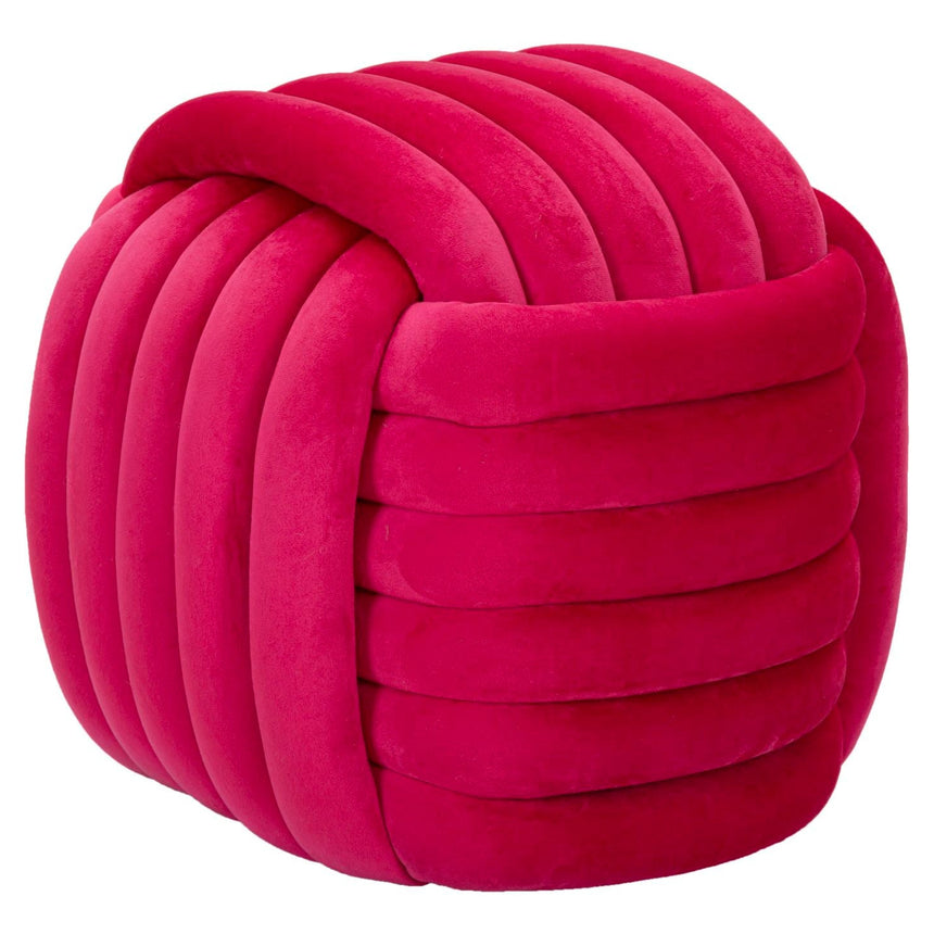 Softy velvet pouf