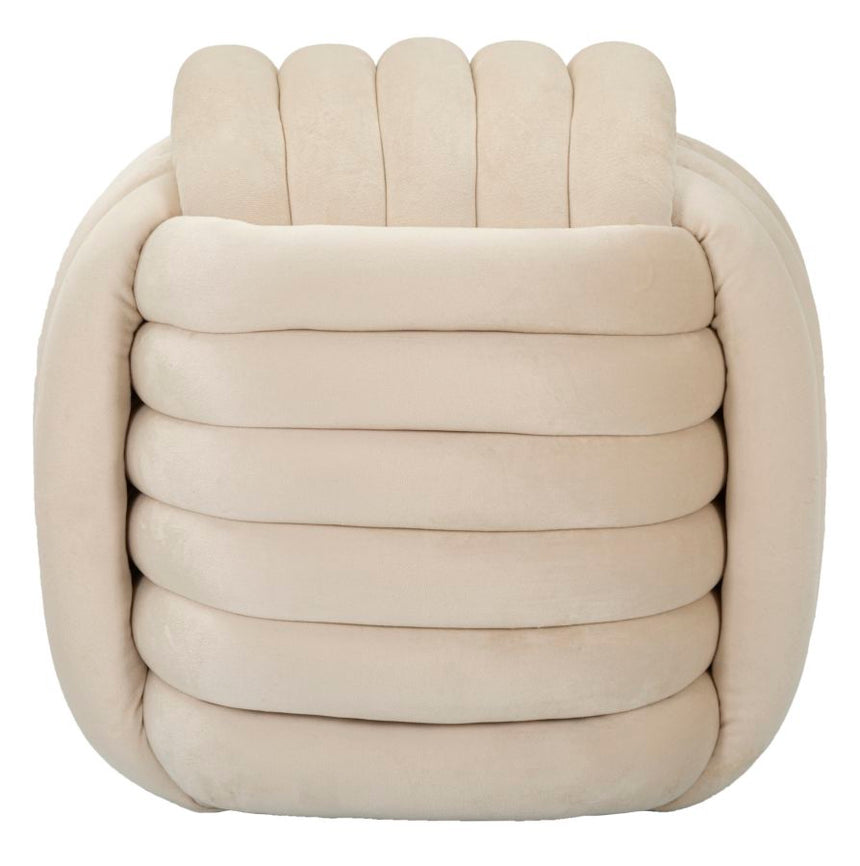 Softy velvet pouf
