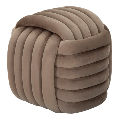 Softy velvet pouf