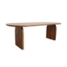 Bullnose fa étkezőasztal 180x90